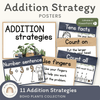 Addition Strategies Posters - Boho Plants Classroom Decor - Miss Jacobs Little Learners