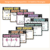 Addition Strategies Posters - Cutesy Composition Notebook Math Decor - Miss Jacobs Little Learners