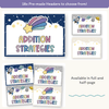 Addition Strategies Posters - Dreamy Space Theme Classroom Decor - Miss Jacobs Little Learners