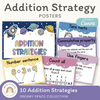 Addition Strategies Posters - Dreamy Space Theme Classroom Decor - Miss Jacobs Little Learners
