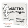 Addition Strategies Posters - Modern Jungle Earthy Theme - Miss Jacobs Little Learners