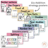 Addition Strategies Posters - Pastel Classroom Theme - Miss Jacobs Little Learners