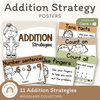 Addition Strategies Posters - Woodland Classroom Decor - Miss Jacobs Little Learners