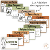 Addition Strategies Posters - Woodland Classroom Decor - Miss Jacobs Little Learners