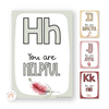 Affirmation Alphabet Posters - Australiana Classroom Decor - Miss Jacobs Little Learners