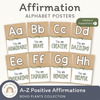 Affirmation Alphabet Posters - Boho Plants Classroom Decor - Miss Jacobs Little Learners