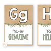Affirmation Alphabet Posters - Boho Plants Classroom Decor - Miss Jacobs Little Learners