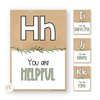 Affirmation Alphabet Posters - Boho Plants Classroom Decor - Miss Jacobs Little Learners