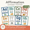 Affirmation Alphabet Posters - Cute Jungle Animals Decor - Miss Jacobs Little Learners