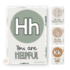 Affirmation Alphabet Posters - Modern Jungle Classroom Decor - Miss Jacobs Little Learners