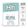 Affirmation Alphabet Posters - Modern Rainbow Classroom Decor - Miss Jacobs Little Learners