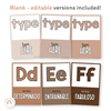 Affirmation Alphabet Posters - Ombre Neutrals Classroom Decor - Miss Jacobs Little Learners