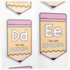 Affirmation Alphabet Posters - Pastel Composition Notebook Classroom Decor - Miss Jacobs Little Learners