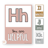 Affirmation Alphabet Posters - Simply Boho Classroom Decor - Miss Jacobs Little Learners