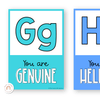 Affirmation Alphabet Posters - Simply Bright Classroom Decor - Miss Jacobs Little Learners