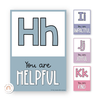 Affirmation Alphabet Posters - Simply Pastel Classroom Decor - Miss Jacobs Little Learners