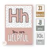 Affirmation Alphabet Posters - Spotty Boho Classroom Decor - Miss Jacobs Little Learners