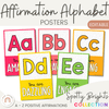 Affirmation Alphabet Posters - Spotty Bright Classroom Decor - Miss Jacobs Little Learners