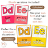 Affirmation Alphabet Posters - Spotty Bright Classroom Decor - Miss Jacobs Little Learners