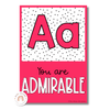 Affirmation Alphabet Posters - Spotty Bright Classroom Decor - Miss Jacobs Little Learners