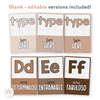 Affirmation Alphabet Posters - Spotty Neutrals Decor - Miss Jacobs Little Learners
