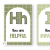 Affirmation Alphabet Posters - Woodland Theme Classroom Decor - Miss Jacobs Little Learners
