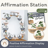 Affirmation Station - Boho Plants Classroom Decor - Miss Jacobs Little Learners