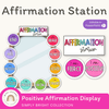 Affirmation Station | BRIGHTS | Positive Affirmations for Classroom Mirror | Editable - Miss Jacobs Little Learners