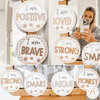 Affirmation Station | Daisy Gingham Neutrals Classroom Decor - Miss Jacobs Little Learners