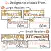 Affirmation Station | Daisy Gingham Neutrals Classroom Decor - Miss Jacobs Little Learners