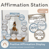 Affirmation Station - Modern Ocean Classroom Decor - Miss Jacobs Little Learners