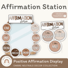 AFFIRMATION STATION | OMBRE NEUTRALS - Miss Jacobs Little Learners