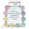 Affirmation Station PASTELS | Positive Affirmations Mirror Display - Miss Jacobs Little Learners