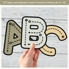 Alphabet Letter Formation Posters - Australiana Classroom Decor - Miss Jacobs Little Learners