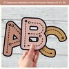 Alphabet Letter Formation Posters - Boho Neutrals Classroom Decor - Miss Jacobs Little Learners