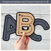 Alphabet Letter Formation Posters - Boho Plants Classroom Decor - Miss Jacobs Little Learners