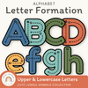 Alphabet Letter Formation Posters - Cute Jungle Animals Classroom Decor - Miss Jacobs Little Learners