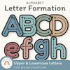 Alphabet Letter Formation Posters - Cute Sea Life Classroom Decor - Miss Jacobs Little Learners