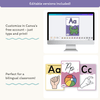 Alphabet Posters Bundle: English, ASL & Auslan - Dreamy Space Decor - Miss Jacobs Little Learners