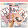Alphabet Posters Bundle: English, ASL & Auslan - Pastel Composition Notebook Decor - Miss Jacobs Little Learners