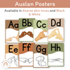 Alphabet Posters Bundle - English, ASL & Auslan - Woodland Decor - Miss Jacobs Little Learners