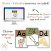 Alphabet Posters Bundle - English, ASL & Auslan - Woodland Decor - Miss Jacobs Little Learners