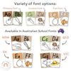 Alphabet Posters Bundle - English, ASL & Auslan - Woodland Decor - Miss Jacobs Little Learners