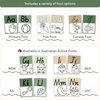 Alphabet Posters Bundle - Modern Botanical Decor - Miss Jacobs Little Learners