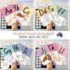 Alphabet Posters Bundle - Spotty Pastel Classroom Decor - Miss Jacobs Little Learners