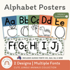 Alphabet Posters - Cute Jungle Animals Decor - Miss Jacobs Little Learners
