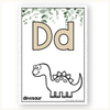 Alphabet Posters Eucalyptus - Modern Botanical Decor - Miss Jacobs Little Learners