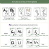 Alphabet Posters Eucalyptus - Modern Botanical Decor - Miss Jacobs Little Learners
