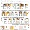Alphabet Posters with ASL & Auslan Alphabet | Daisy Gingham Editable Decor | BUNDLE - Miss Jacobs Little Learners