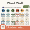 Alphabet Word Wall - Cute Jungle Animals Decor - Miss Jacobs Little Learners